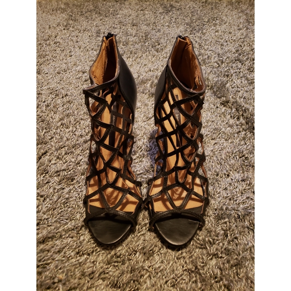 Black Heeled Sandals